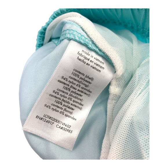 NEW Onia Charles Swim Trunks Shorts Dip Dye Green Reef Blue Men's Sz M NWT - Picture 3 of 7